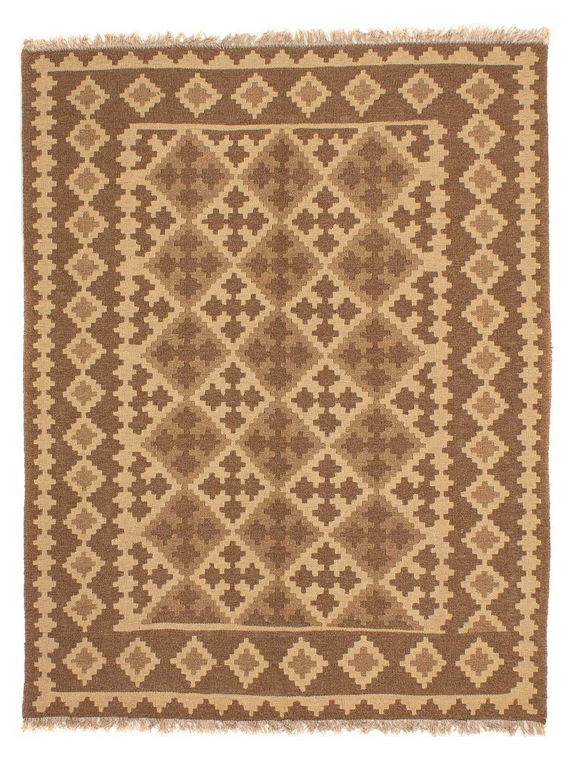 Tapis Kelim - Oriental - 192 x 145 cm - marron clair