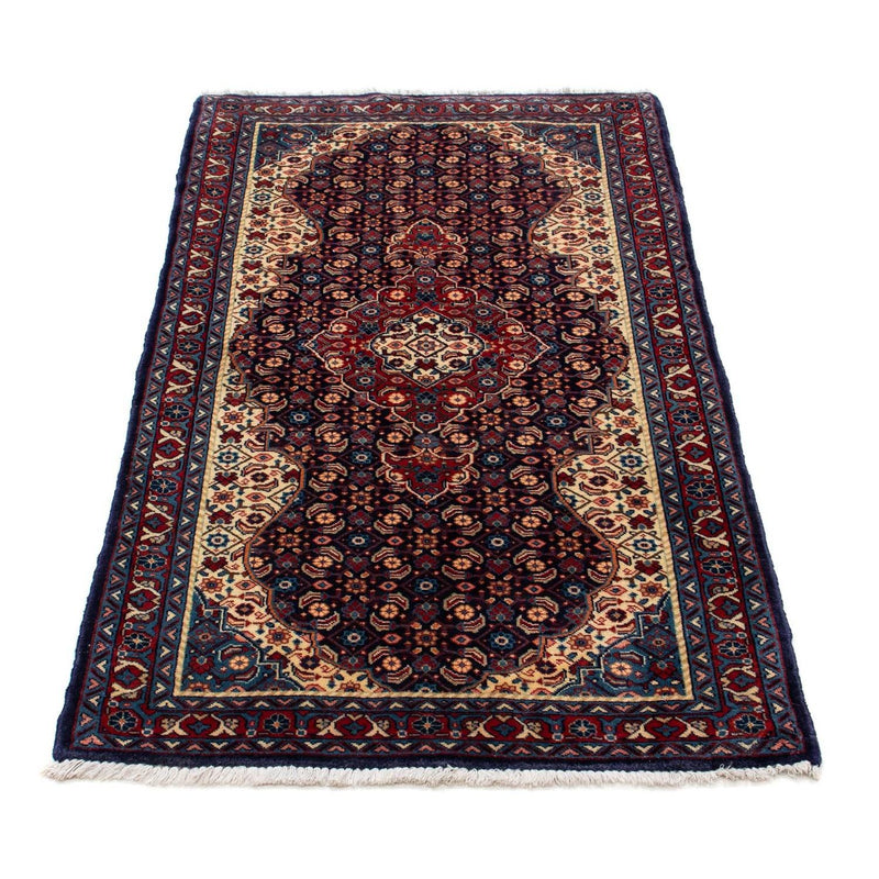 Tapis persan - Nomadic - 135 x 67 cm - bleu foncé