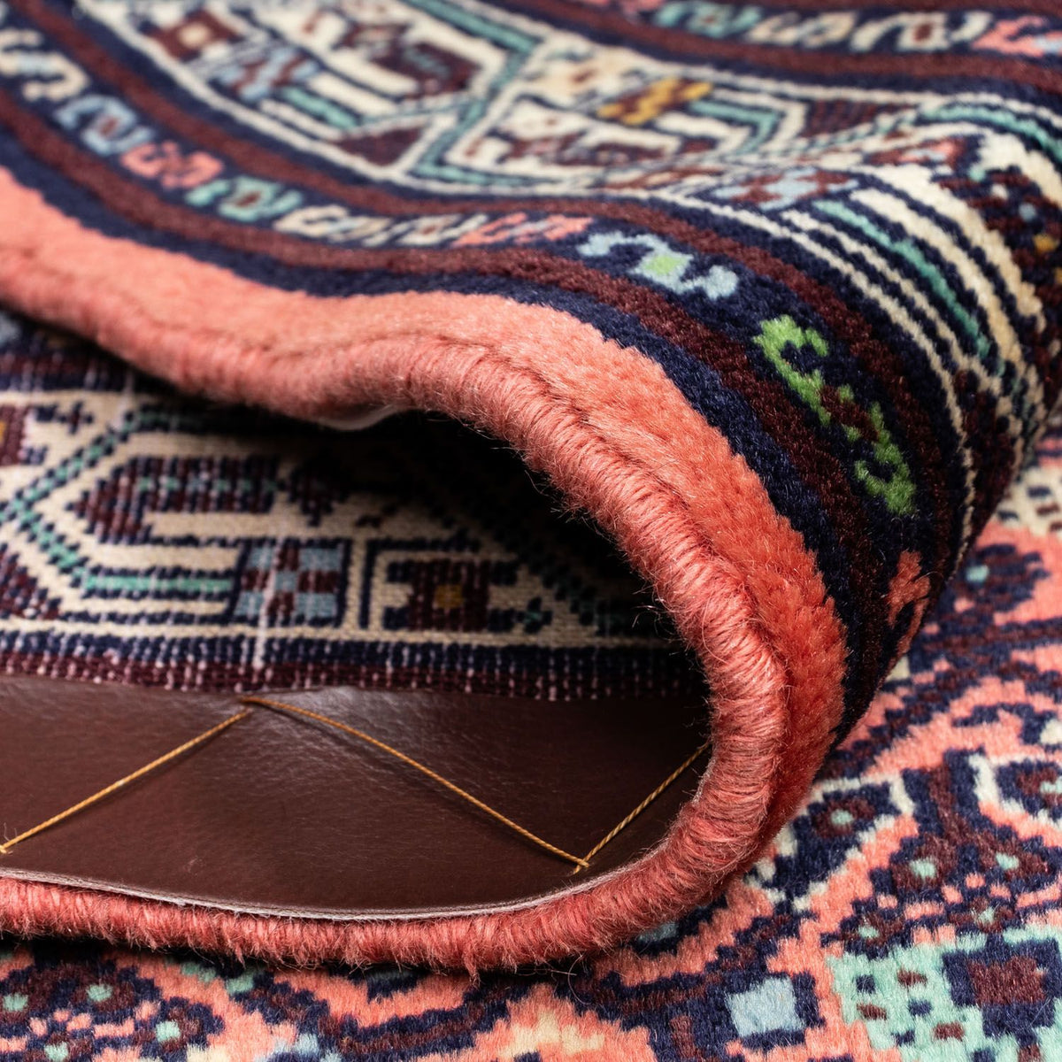 Tapis persan - Nomadic - 118 x 85 cm - rouge clair