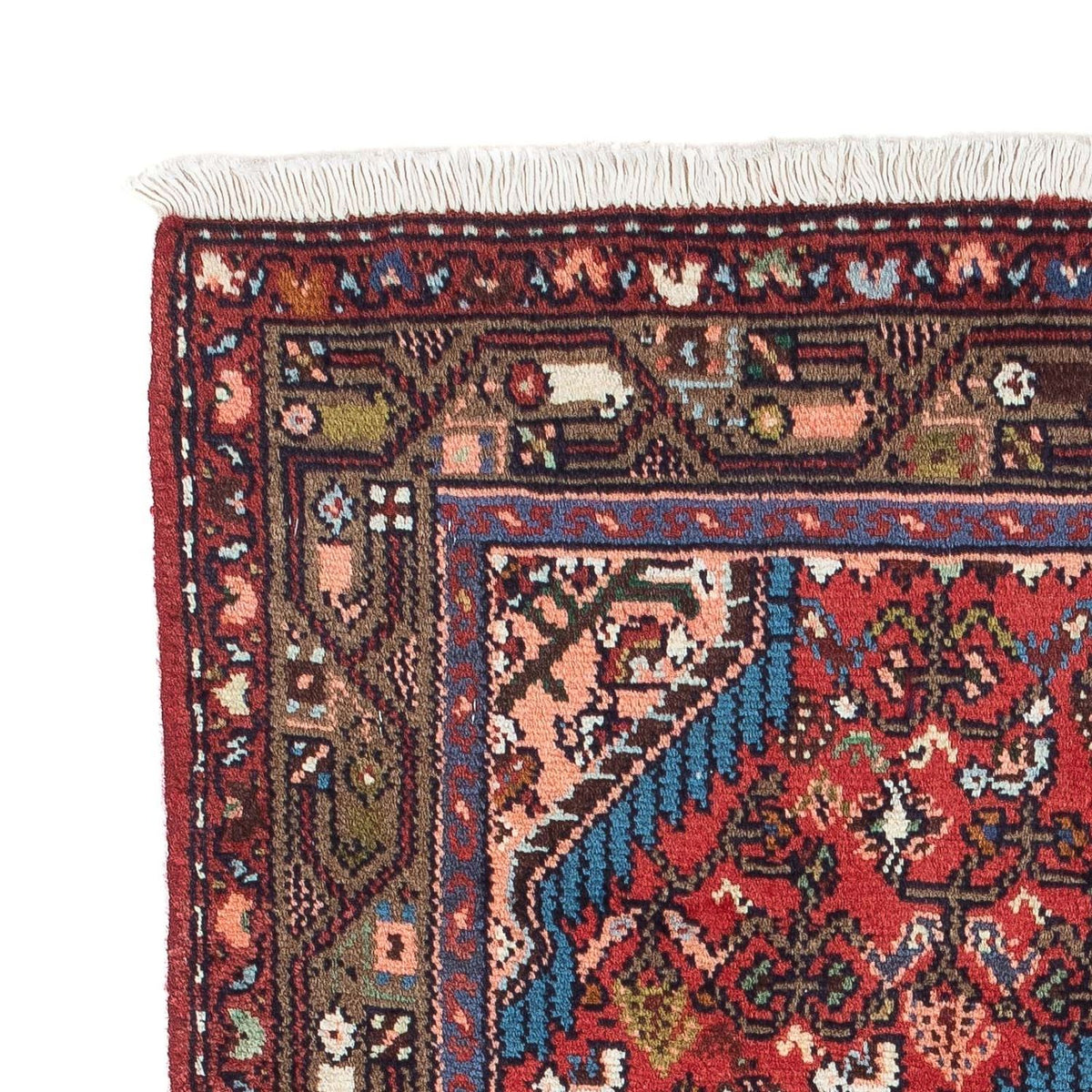 Tapis persan - Nomadic - 133 x 76 cm - rouge