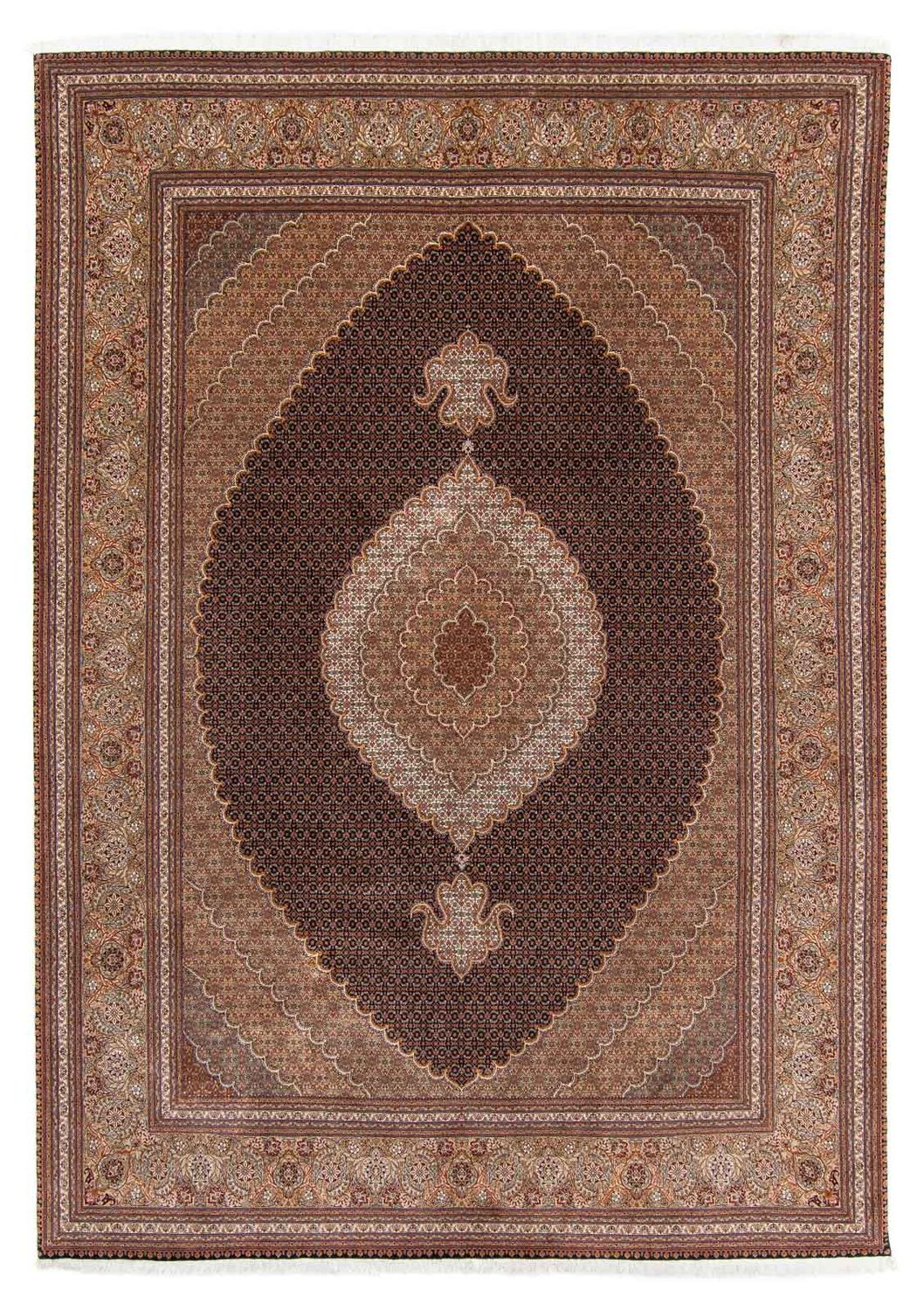 Tapis persan - Tabriz - Royal - 357 x 250 cm - marron