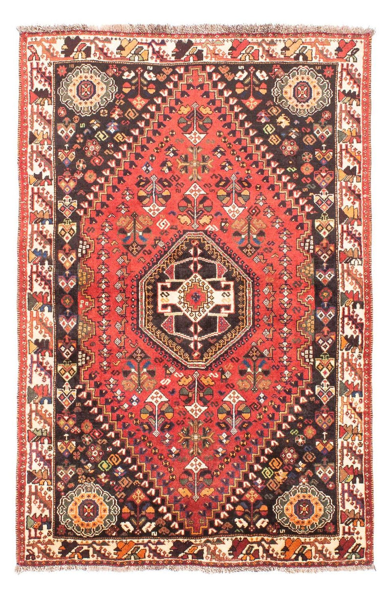 Tapis persan - Nomadic - 166 x 110 cm - rouge foncé