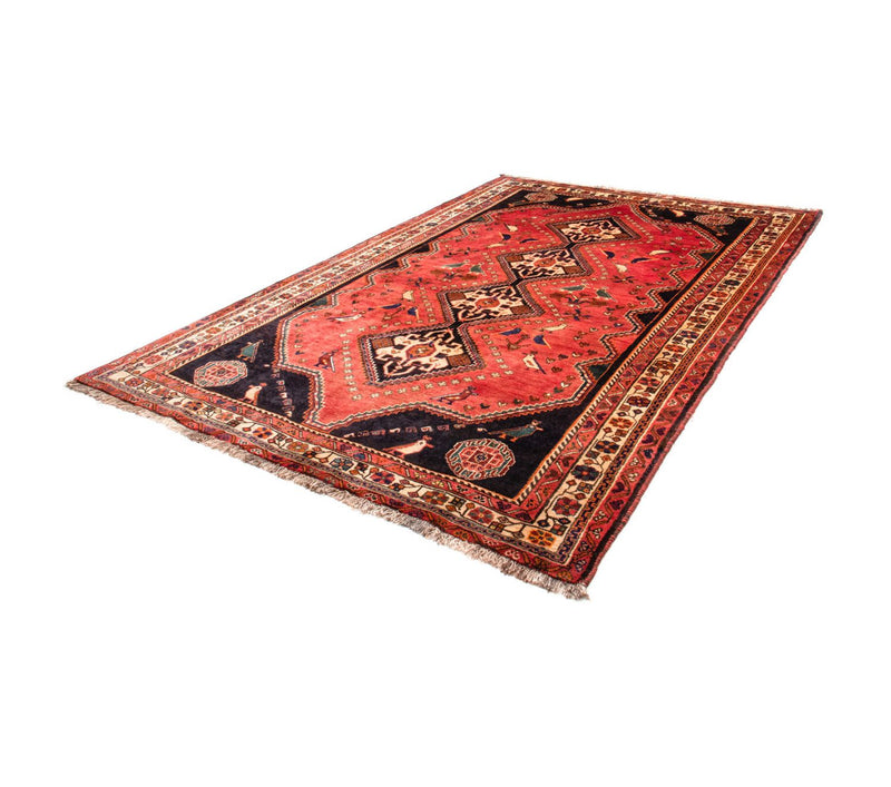 Tapis persan - Nomadic - 290 x 195 cm - rouge clair