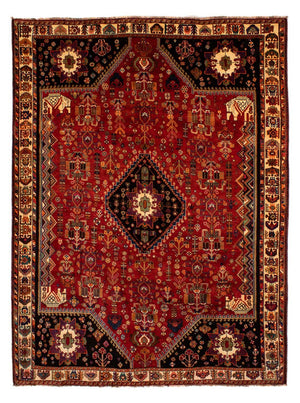 Tapis persan - Nomadic - 300 x 220 cm - rouge foncé