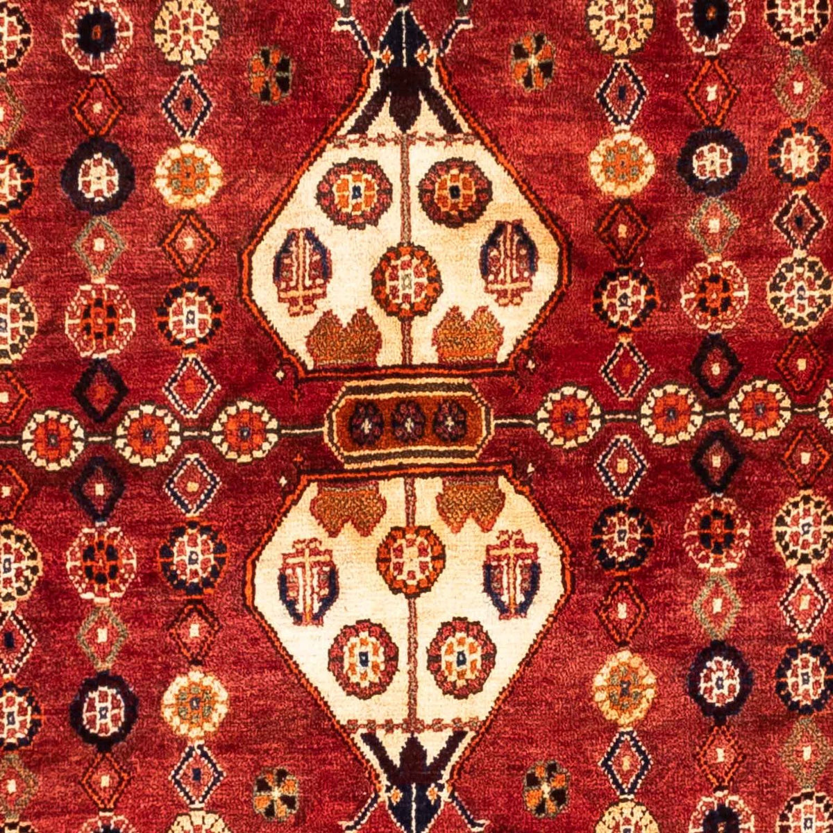 Tapis persan - Nomadic - 270 x 175 cm - rouge foncé