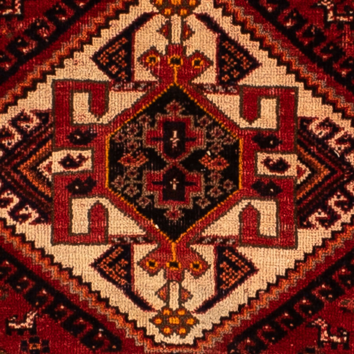 Tapis persan - Nomadic - 322 x 225 cm - rouge foncé