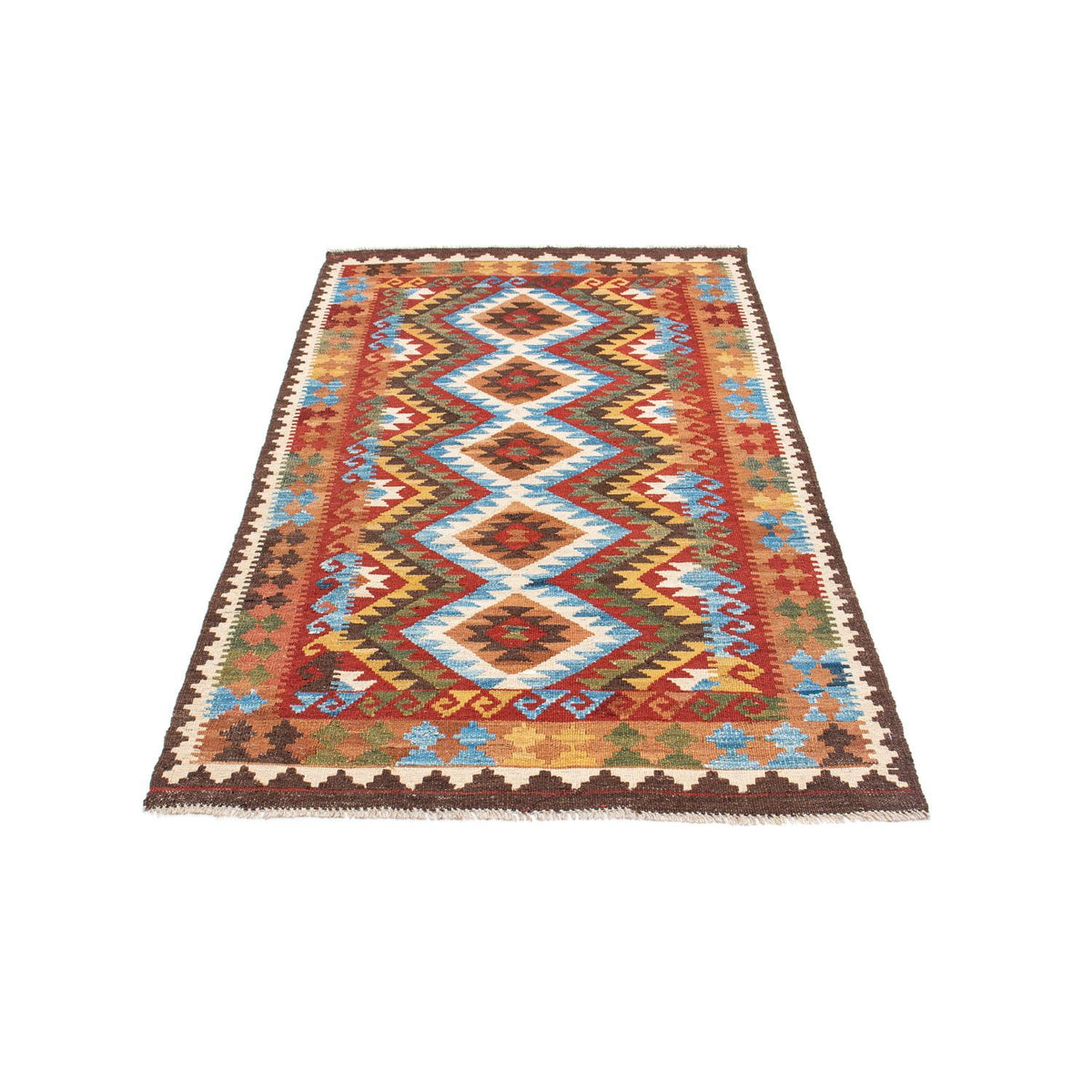 Tapis Kelim - Oriental - 201 x 102 cm - multicolore