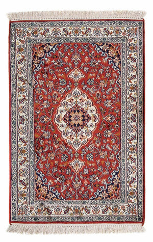 Tapis persan - Classique - 94 x 63 cm - rouge foncé