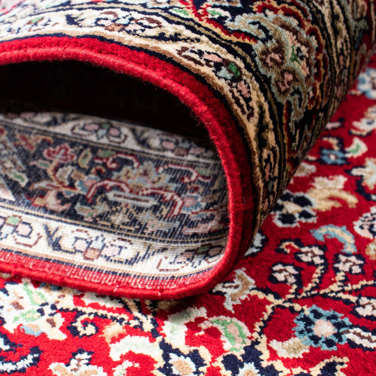 Tapis de couloir Tapis persan - Classique - 203 x 65 cm - rouge foncé