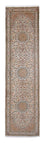 Tapis de couloir Tapis en soie - Soie du Cachemire - 316 x 81 cm - beige