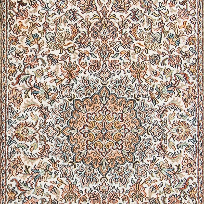 Tapis de couloir Tapis en soie - Soie du Cachemire - 316 x 81 cm - beige