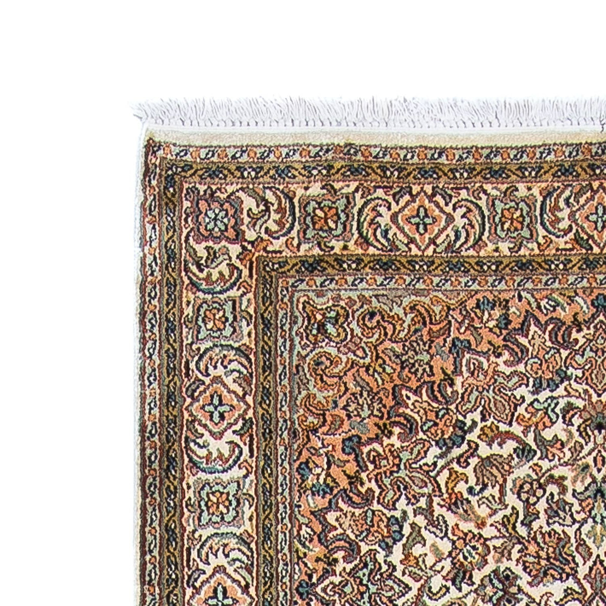 Tapis de couloir Tapis en soie - Soie du Cachemire - 316 x 81 cm - beige