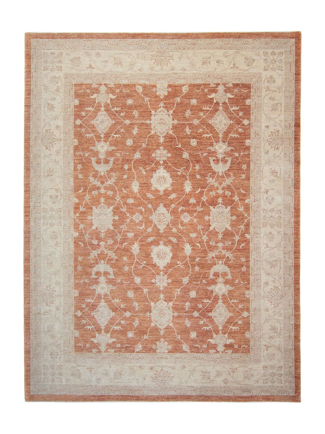 Tapis Ziegler - 345 x 252 cm - rouille