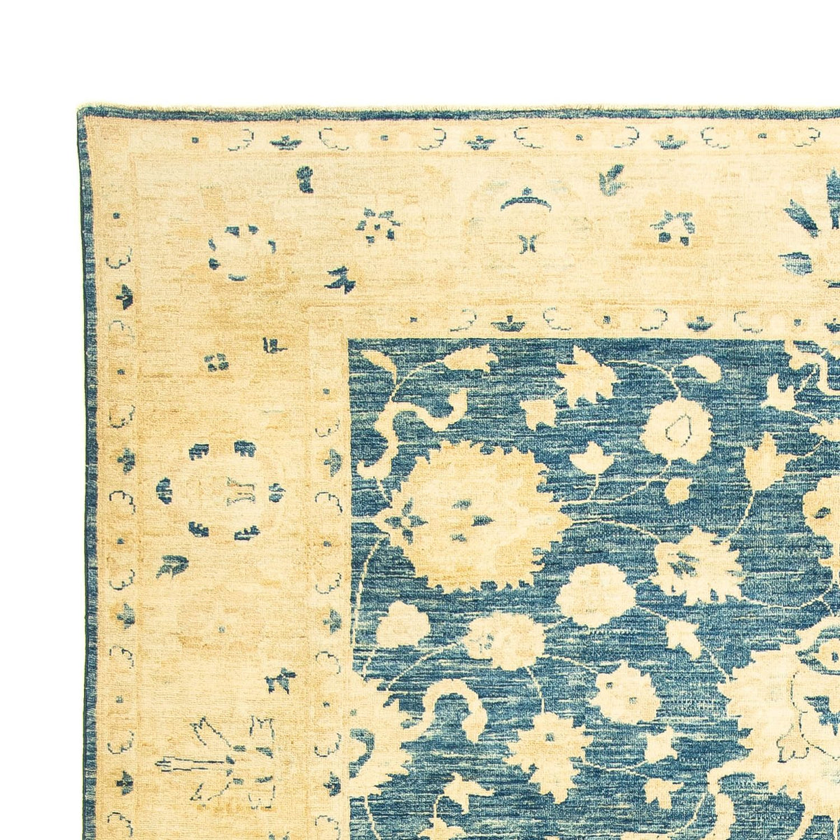 Tapis Ziegler - 245 x 197 cm - bleu foncé