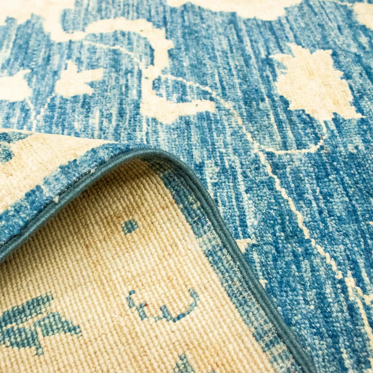 Tapis Ziegler - 245 x 197 cm - bleu foncé