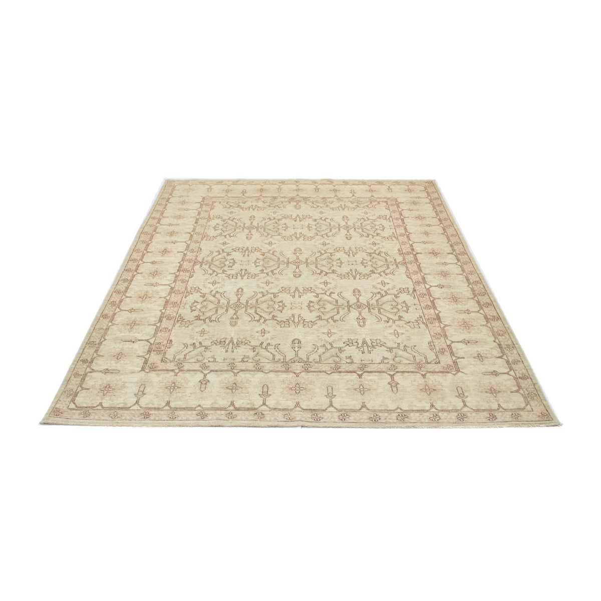 Tapis persan - Tabriz - 198 x 150 cm - beige