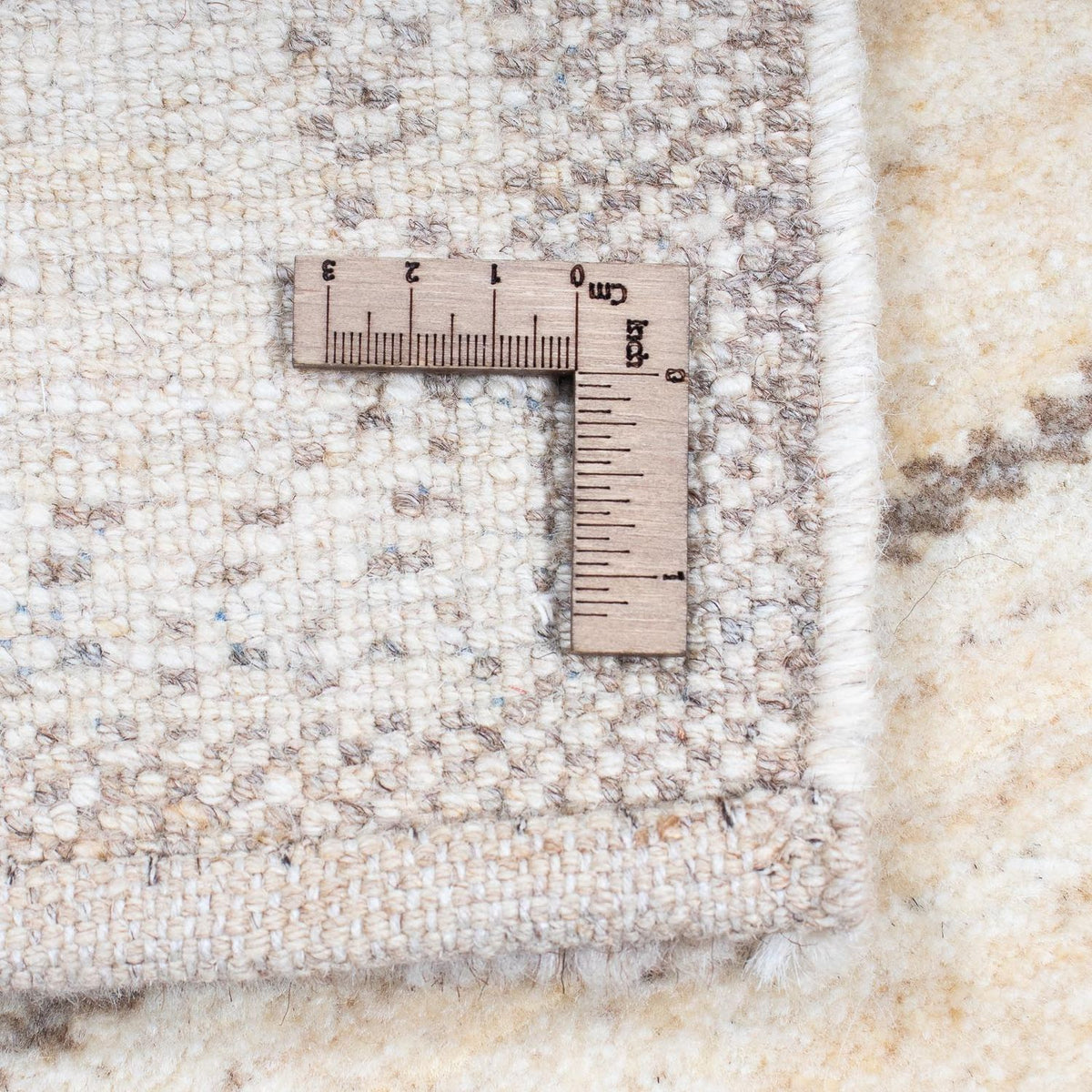 Tapis de couloir Tapis Gabbeh - Loribaft Persan - 345 x 75 cm - beige