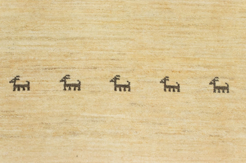 Tapis de couloir Tapis Gabbeh - Persan - 334 x 83 cm - beige