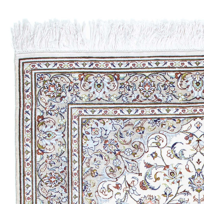 Tapis persan - Ghom - 121 x 80 cm - beige