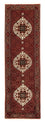 Tapis de couloir Tapis persan - Bidjar - 290 x 82 cm - rouge foncé