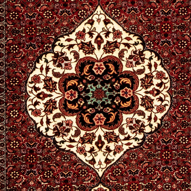 Tapis de couloir Tapis persan - Bidjar - 290 x 82 cm - rouge foncé