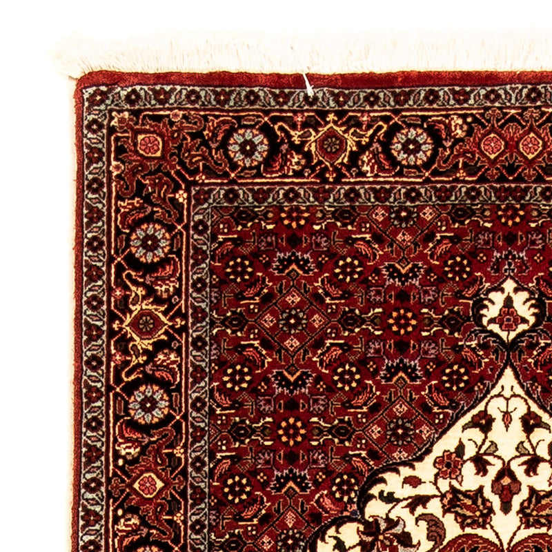 Tapis de couloir Tapis persan - Bidjar - 290 x 82 cm - rouge foncé