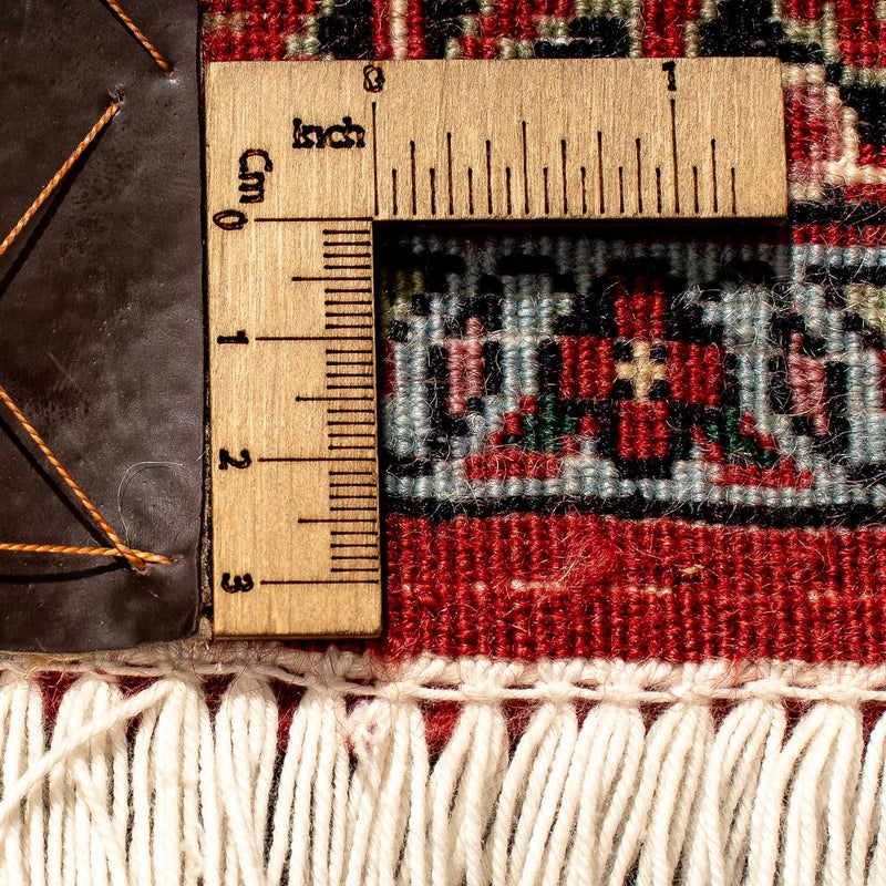 Tapis de couloir Tapis persan - Bidjar - 290 x 82 cm - rouge foncé