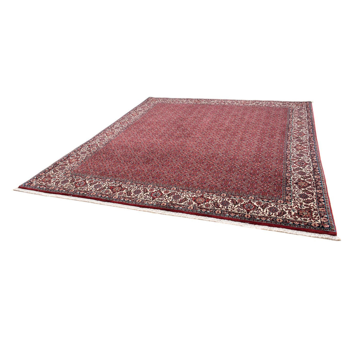 Tapis persan - Bidjar - 297 x 247 cm - rouge