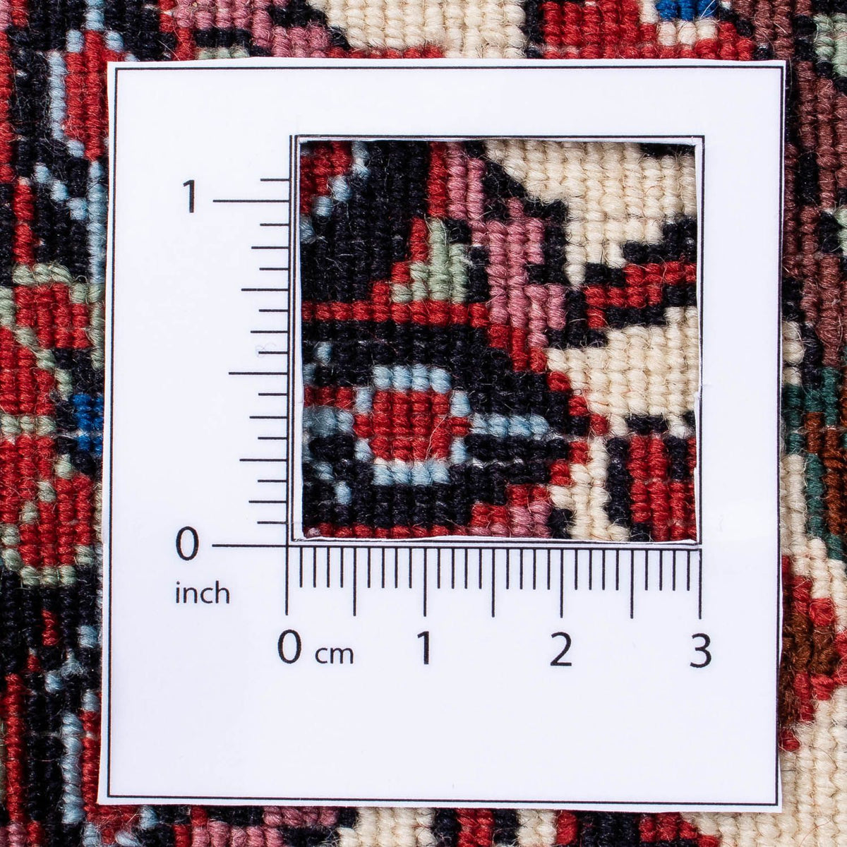 Tapis persan - Bidjar - 297 x 247 cm - rouge