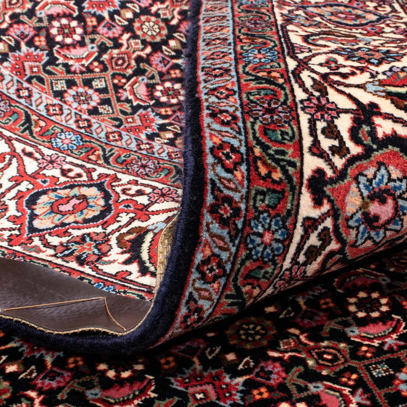 Tapis persan - Bidjar - 245 x 176 cm - rouge clair