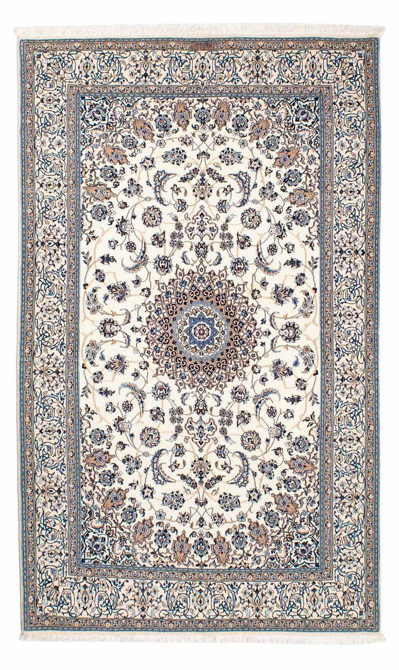 Tapis persan - Nain - Premium - 209 x 130 cm - beige