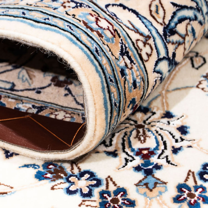 Tapis persan - Nain - Premium - 209 x 130 cm - beige