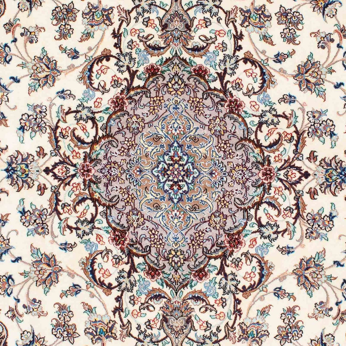 Tapis persan - Isfahan - Premium - 201 x 130 cm - beige