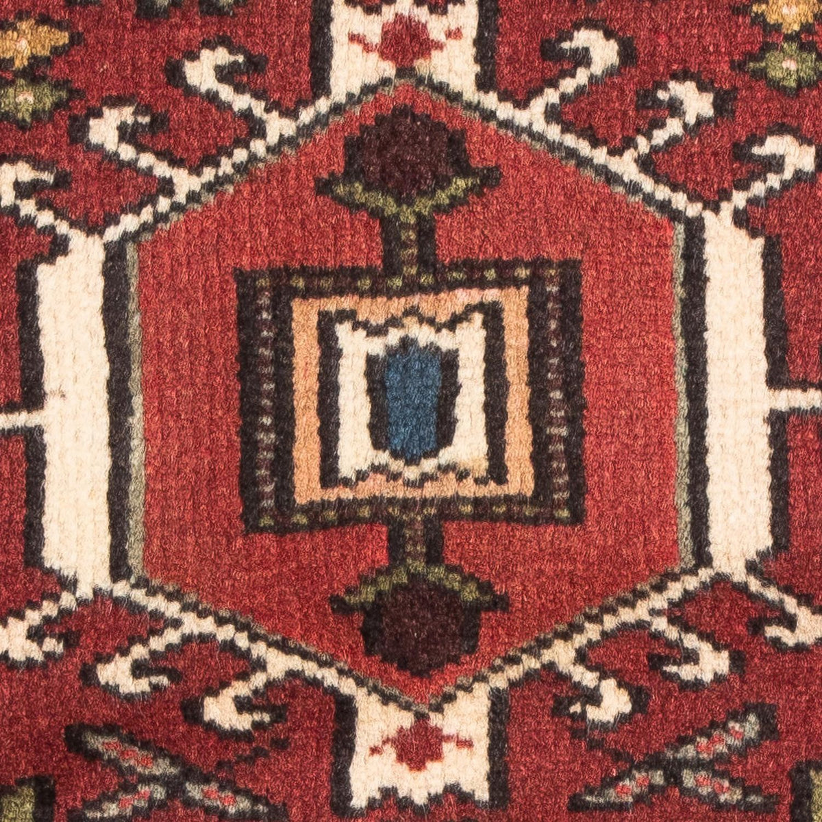 Tapis persan - Nomadic - 103 x 65 cm - marron
