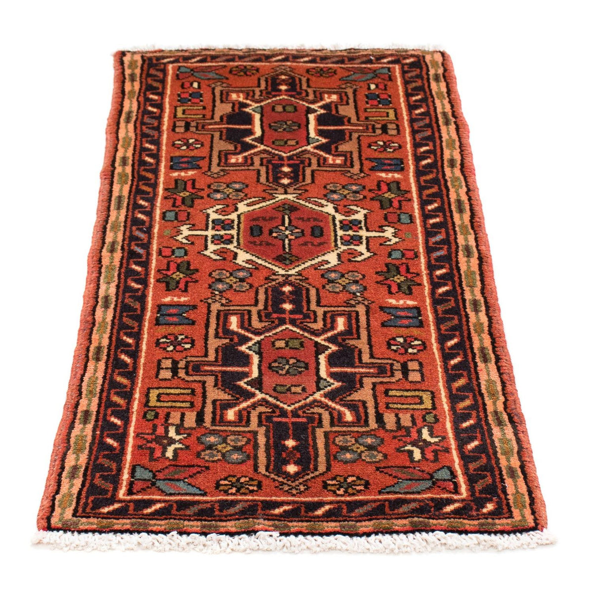 Tapis persan - Nomadic - 108 x 55 cm - marron