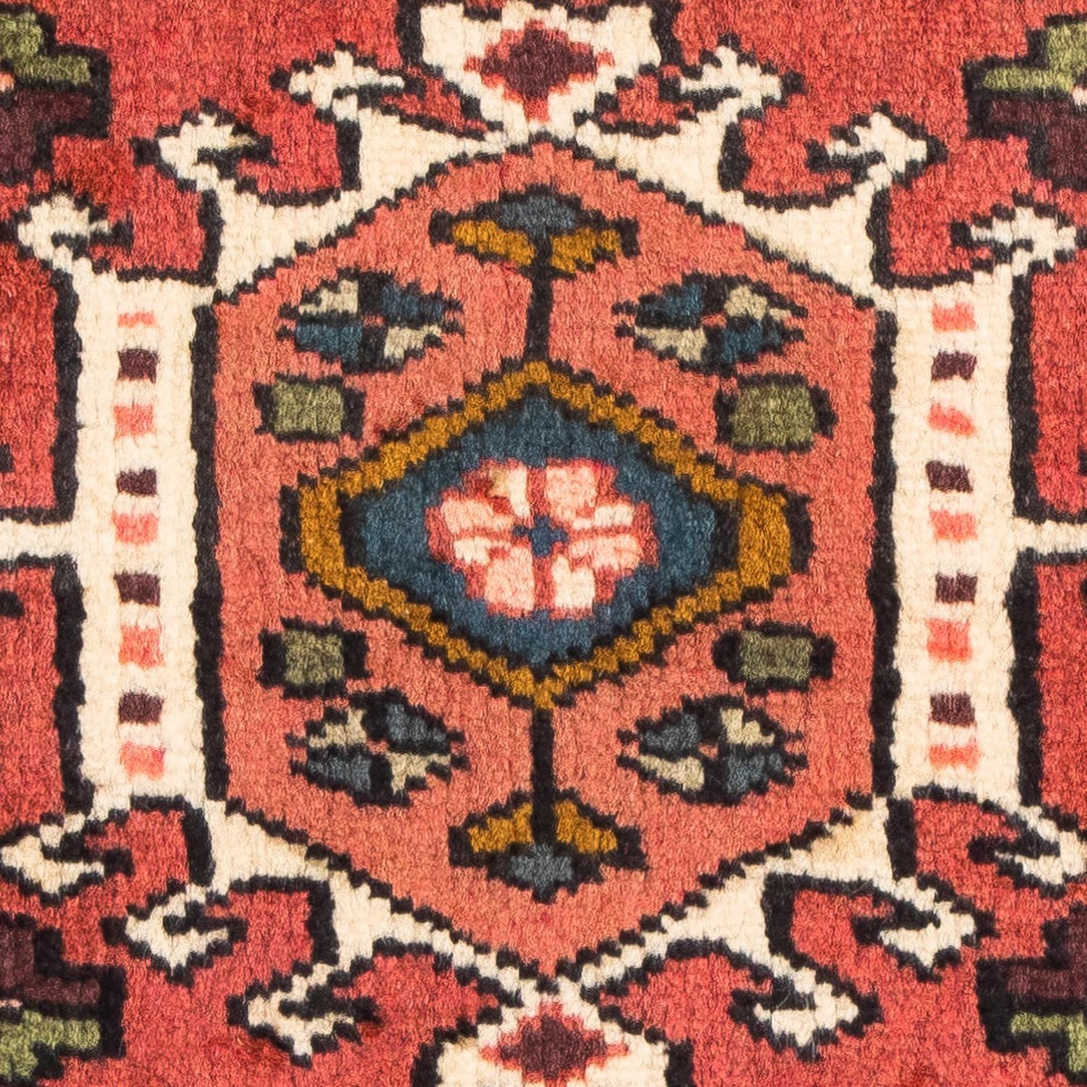 Tapis persan - Nomadic - 100 x 65 cm - rouge clair
