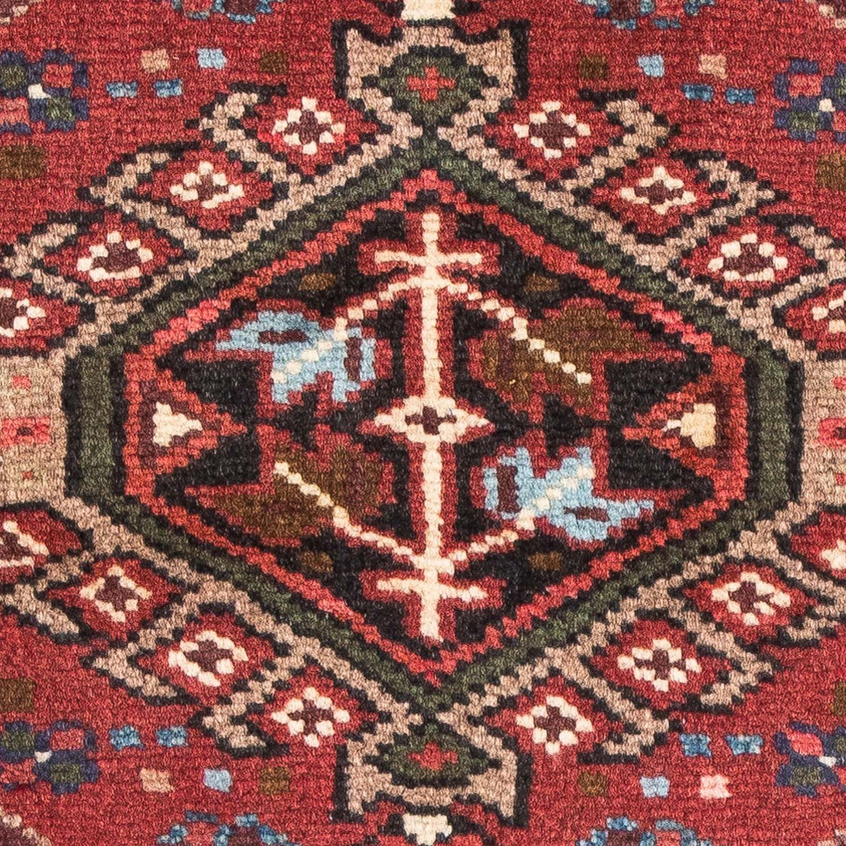 Tapis persan - Nomadic - 106 x 64 cm - rouge foncé
