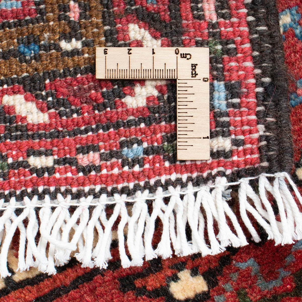 Tapis persan - Nomadic - 106 x 64 cm - rouge foncé