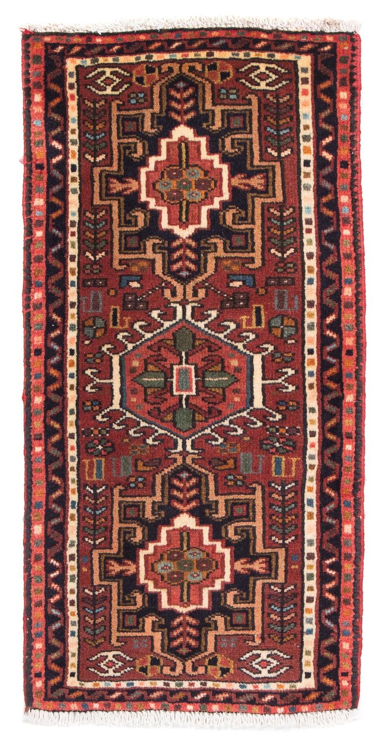 Tapis persan - Nomadic - 105 x 54 cm - marron