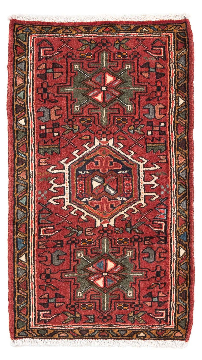 Tapis persan - Nomadic - 105 x 60 cm - rouge foncé