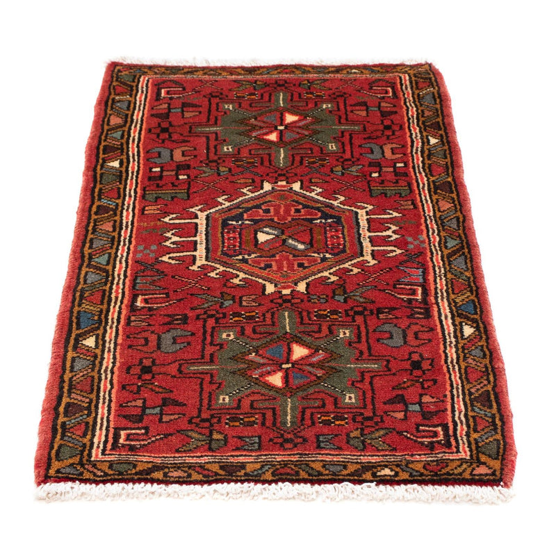 Tapis persan - Nomadic - 105 x 60 cm - rouge foncé