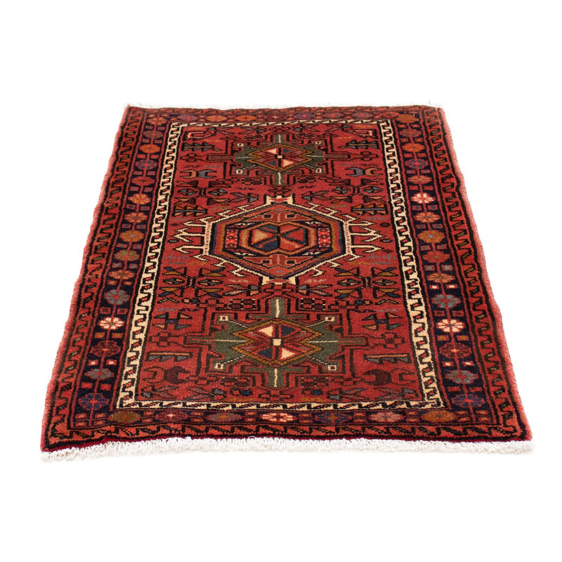 Tapis persan - Nomadic - 110 x 77 cm - rouge foncé