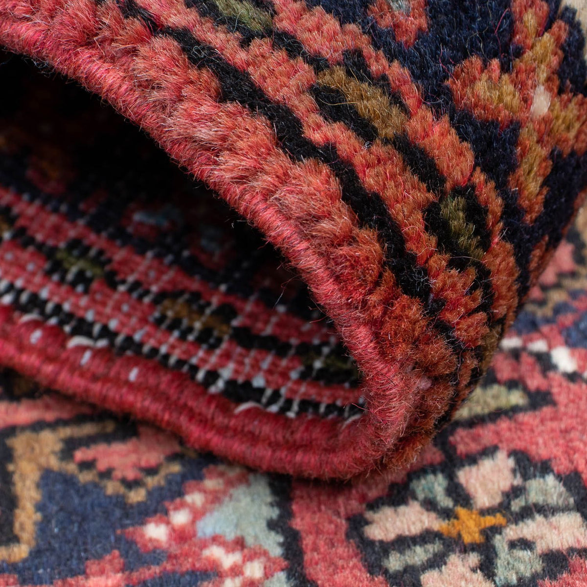 Tapis persan - Nomadic - 116 x 60 cm - rouge foncé