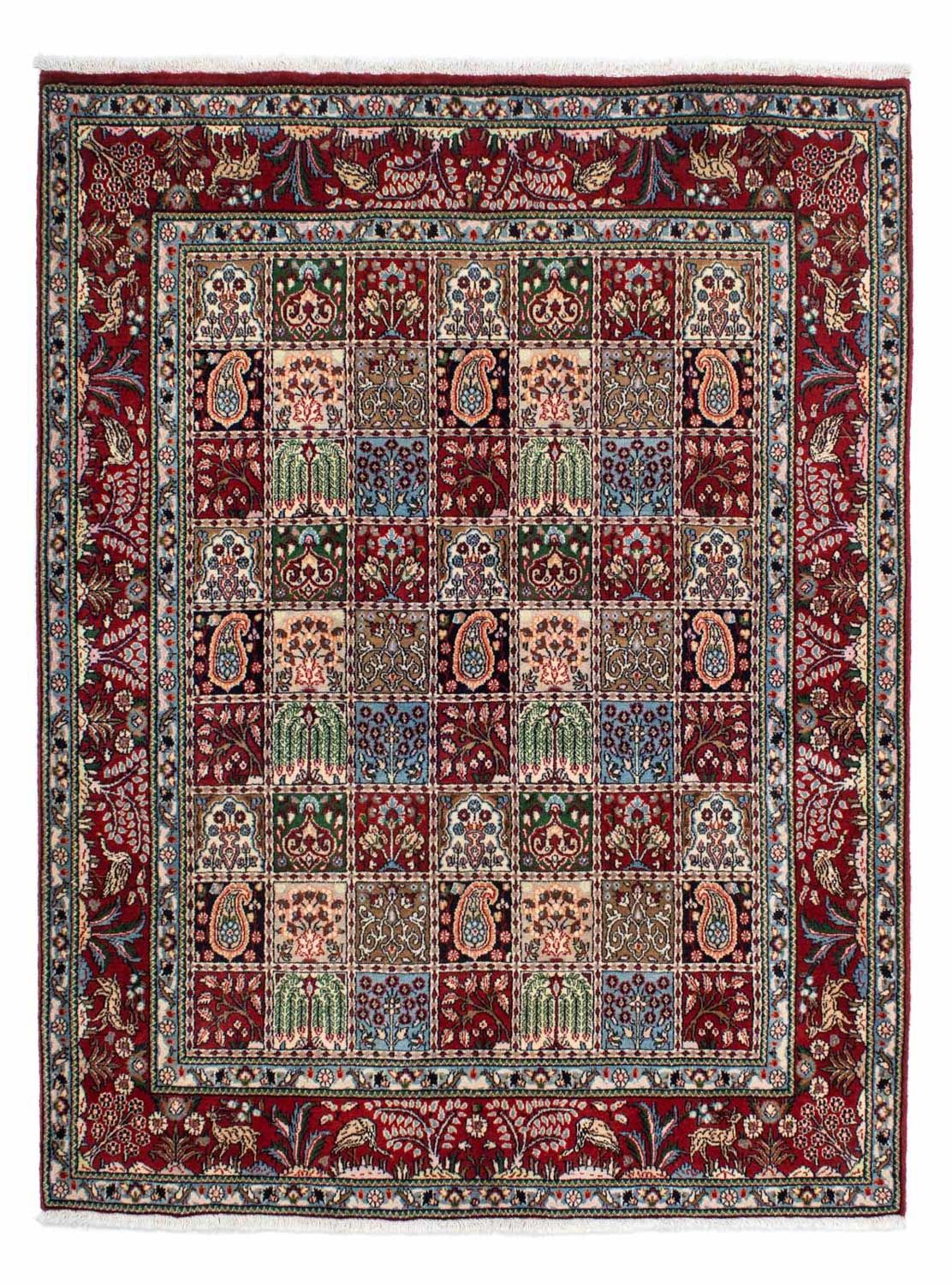 Tapis persan - Classique - 196 x 149 cm - rouge foncé
