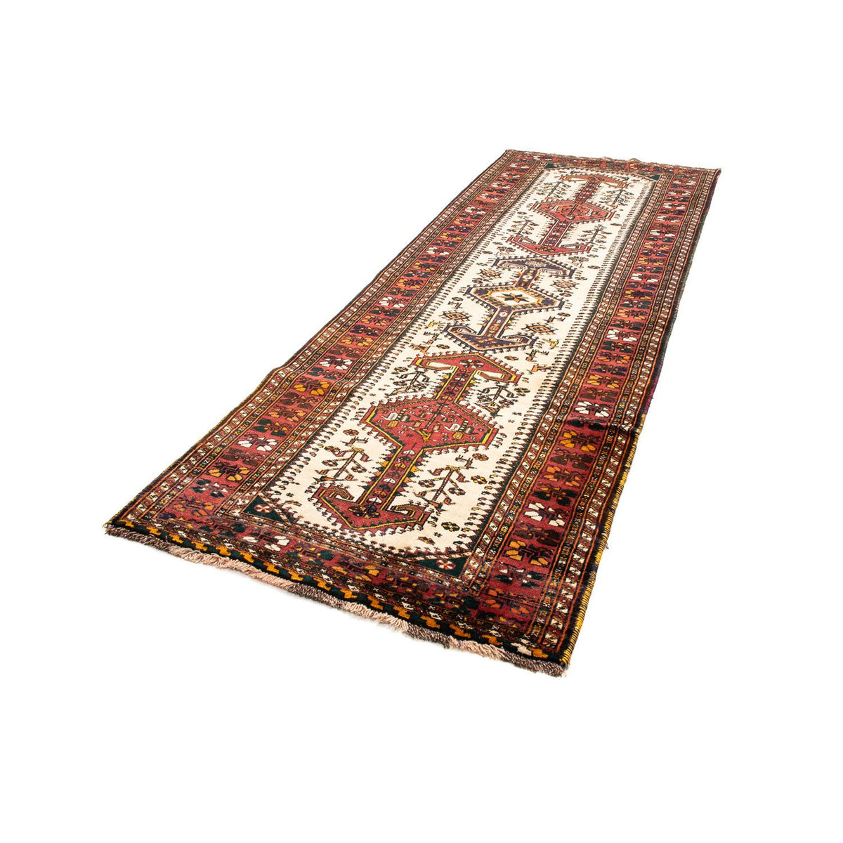 Tapis de couloir Tapis persan - Nomadic - 291 x 101 cm - beige