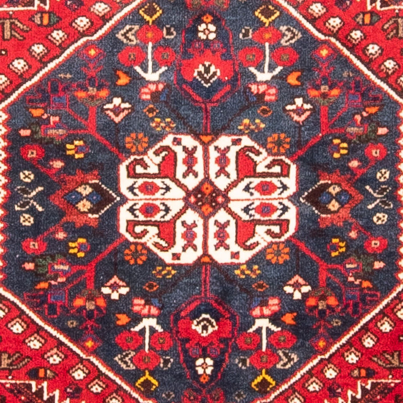 Tapis de couloir Tapis persan - Nomadic - 276 x 111 cm - rouge foncé