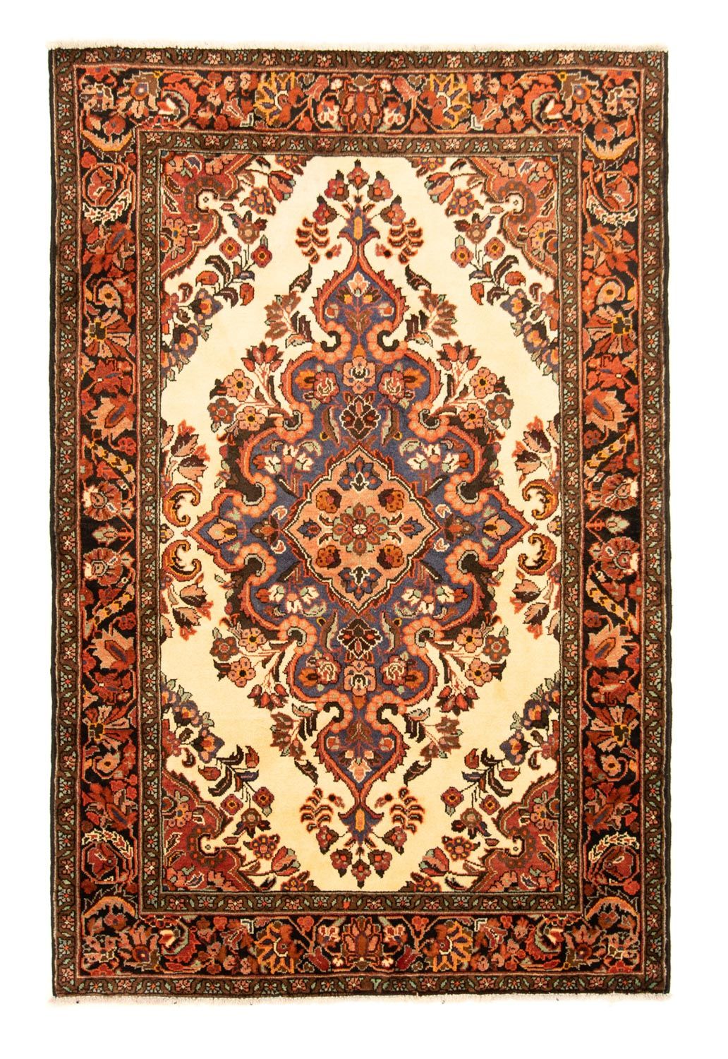 Tapis persan - Nomadic - 204 x 132 cm - beige