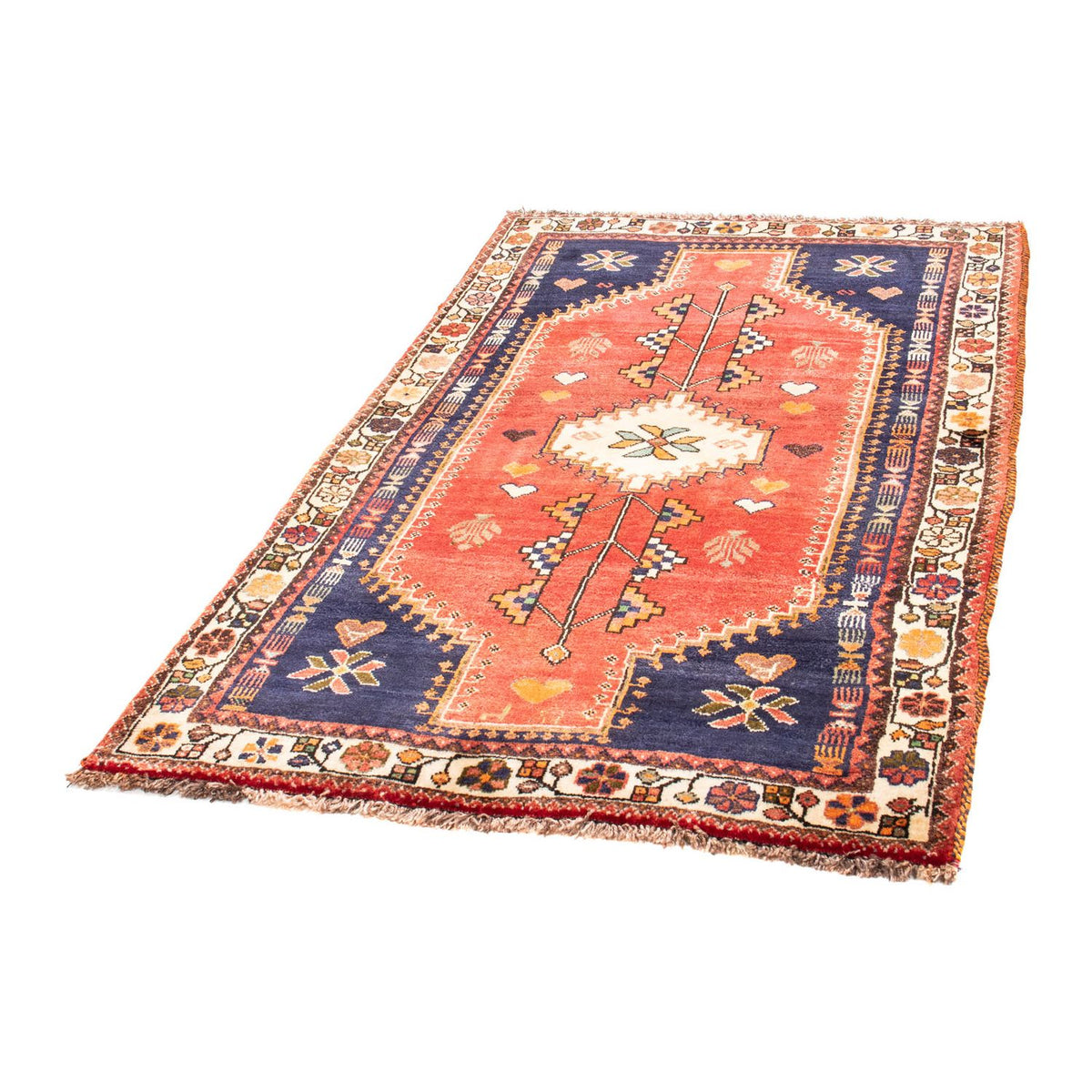 Tapis persan - Nomadic - 175 x 113 cm - rouge foncé