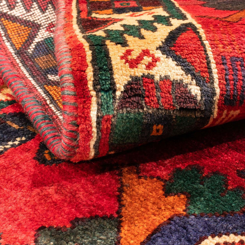 Tapis persan - Nomadic - 159 x 117 cm - rouge foncé