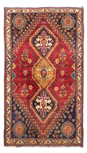 Tapis persan - Nomadic - 187 x 110 cm - rouge foncé